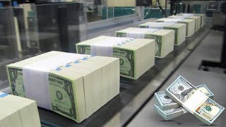 American Money Factory💵 US Dollar Banknotes Production process – How is a dollar made 100 [upl. by Justis204]