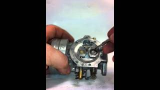 Setting the throttle idle on a Tilloton Carburetor [upl. by Ahsercel130]