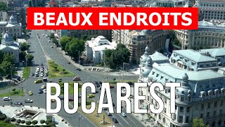 Voyage à la ville de Bucarest Roumanie  Vacances tourisme visites lieux vues  Drone 4k vidéo [upl. by Lurline]