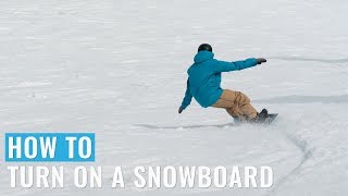 How To Turn On A Snowboard [upl. by Manthei675]