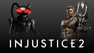 Injustice 2  Black manta vs Aquaman [upl. by Adnuahsal]