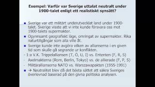 Perspektiv2 RealismenInternationella Relationer [upl. by Clara]