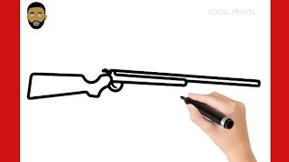 How To Draw A Gun [upl. by Adnolat]