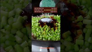 EASY NOODLES WITH GARLIC SCAPE amp MEAT SAUCE RECIPE recipe cooking chinesefood noodles meatsauce [upl. by Shute]