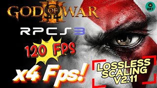 God of War 3  RPCS3  400 Fps with LSFG 23  Lossless Scaling v211 [upl. by Anastas]