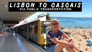 Public transit guide Lisbon to Cascais [upl. by Assirrec163]