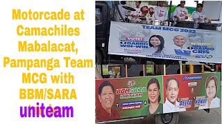 Motorcade at Camachiles MabalacatPampanga Team MCG with BBMSARAUNITEAM [upl. by Scheider]