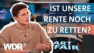 Hoffnungsträger Aktienrente Staatliche Börsenspekulation gegen Altersarmut  Hart aber fair  WDR [upl. by Gnouv]