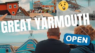 Great Yarmouth Seafront Attractions FULL Tour [upl. by Rochkind]