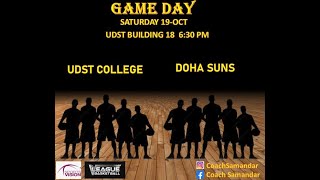 HIGHLIGHTS UDST VS DOHA SUNS  V league by coach Samandar [upl. by Lucita]