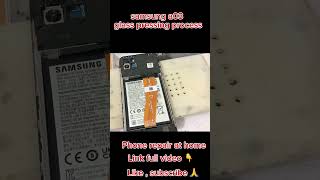 Samsung A03 glass pressing guide [upl. by Resor624]