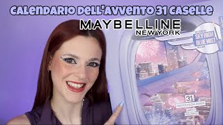 CALENDARIO DELLAVVENTO MAYBELLINE 31 CASELLE 2024✈️💜 [upl. by Vena]