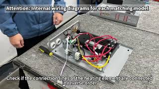 The outlet water temperature has not reached the set temperature  check the internal wiring [upl. by Irej]