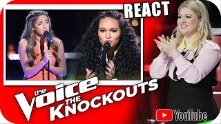 Brynn Cartelli vs Jamella  Kelly Clarkson Team The Voice 2018 KNOCKOUTS [upl. by Nitsug201]