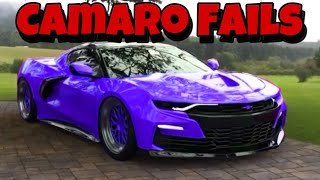 EPIC CAMARO FAILS COMPILATION 2024 NEW 2025 CAMARO CRASH  Majestic Motors [upl. by Akemit]