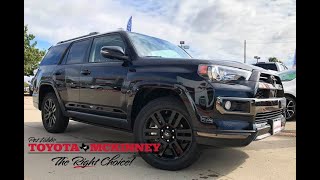 2020 Toyota 4Runner Limited 4WD Nightshade Edition in Midnight Black w Power Running Boards option [upl. by Sorips]