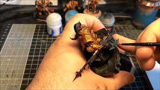 How to Paint Adeptus Custodes Weapons [upl. by Hogan]