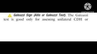 Galeazzi sign  Allis test  Congenital dislocation of hip [upl. by Nednarb466]