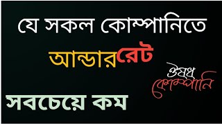 আন্ডাররেট মুক্ত ঔষধ কোম্পানি  Under ret Company pharma ঔষধ কোম্পানি চাকরি।। [upl. by Seen737]