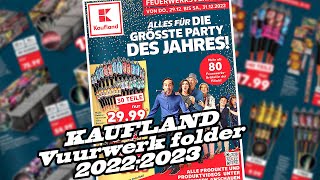 KAUFLAND Vuurwerk folder 20222023 [upl. by Wickham]