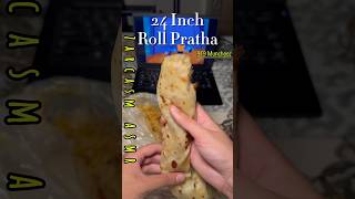 Zarcasm ASMR  24 Inch Roll Pratha 🌯 Muncheez 9T9🫰🏻 zarcasm rollpratha mukbang streetfood [upl. by Chaney]