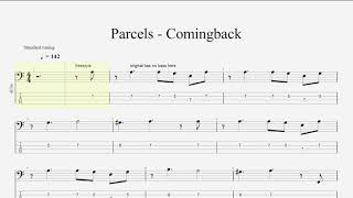 Parcels  Comingback Bass Tabs [upl. by Yer]