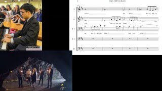 Mary Did you Know Pentatonix Choral Sheet Music5Part SATTB  Lyrics scored by MusicHaven [upl. by Tehc]