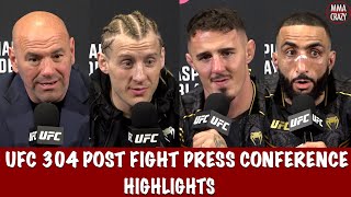 UFC 304 Post Fight Press Conference Highlights [upl. by Nalak794]