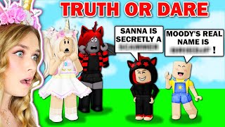 Our KIDS EXPOSED US During Truth Or Dare In Adopt Me Roblox [upl. by Enirhtac]