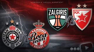 Evroliga  analiza utakmica 6 kola Zalgiris  Crvena zvezda 8684  Partizan  Monaco 7479 [upl. by Aihcela]