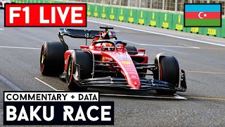 🔴F1 LIVE  Baku GP RACE  Live Timing  Commentary [upl. by Hiltner]