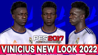 PES 2017 VINICIUS JR NEW FACE amp HAIRSTYLE [upl. by Elmaleh818]