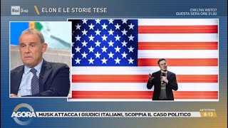 Ettore Licheri ospite al programma Agora 13112024 [upl. by Ydwor]