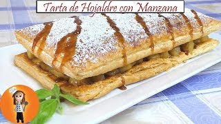 Tarta de Hojaldre con Manzana  Receta de Cocina en Familia [upl. by Crista]