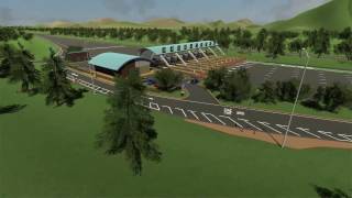 M6 Toll Plaza 3D Model [upl. by Allicirp]