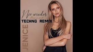 Jenice  Nie Wieder Alleine Zweit Take No Music Techno Remix [upl. by Nwahsear]