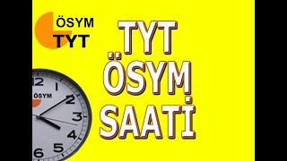 REKLAMSIZ TYT ÖSYM SAATİ 165 DAKİKA kpss yks tyt ales dgs [upl. by Margarethe]