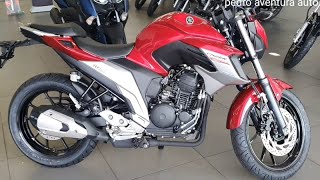 Fazer 250cc Vermelha preço e detalhes atualizados [upl. by Brittany]