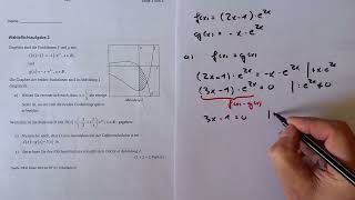 LK Mathe Abitur Beispielklausur NRW 2025 Prüfungsteil A Wahlpflichtaufgaben Analysis [upl. by Adnaloy624]