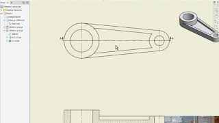 Tolerance Practice on orthographic drawing [upl. by Nireves]