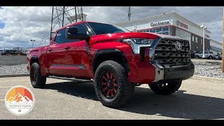 2022 Tundra Platinum  Supersonic Red [upl. by Quintina759]