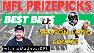 TOP NFL PRIZEPICKS PLAYER PROP BETS FOR THE 2024 NFL SEASON [upl. by Sheela]