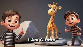 I Am Giraffe Giraffes Adventure Songs For Kids  PoemsPeekaboo Kids Poems and Rhymes [upl. by Brand626]