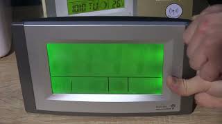 Acctim 74057SL Smartlite Radio Controlled LCD Wall Clock review [upl. by Melone]