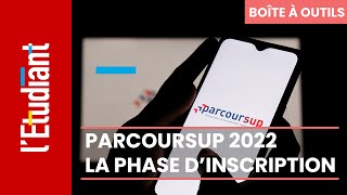 Parcoursup 2022  Que faire pendant la phase dinscription [upl. by Comethuauc287]