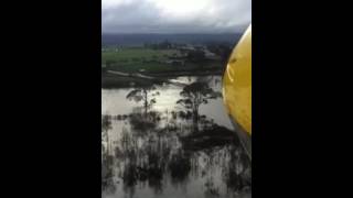 Westpac Rescue Helicopter aerial flood footage 08Jun2016 a [upl. by Trula]