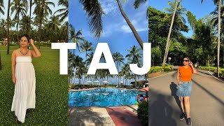 Taj is my favourite❤️  Taj Holiday Village Goa  Megan Megs [upl. by Nail194]