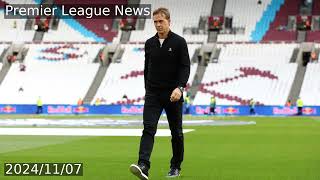 Jacob Steinberg gives update on Lopetegui’s position at West Ham ahead of Everton showdown [upl. by Nailil]