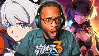 REACTING TO ALL HONKAI IMPACT 3rd ANIMATIONS  Part 1 [upl. by Ahsiem]