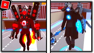 How to get 2 MOST POWERFUL UPGRADED TITAN UNITS in SKIBIDI TOILET BATTLE  Roblox [upl. by Lokcin]